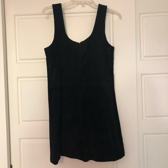 Retro style suede shift dress - Picture 5 of 6